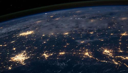 the International Space Station shows the blazing city lights of the United States’ Gulf Coast